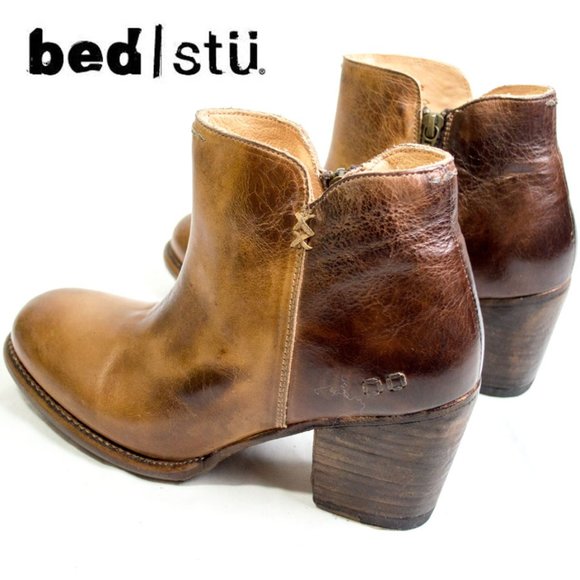 Bed Stu Shoes - BED STU YELL Teak Rustic Mason Bootie Shoes